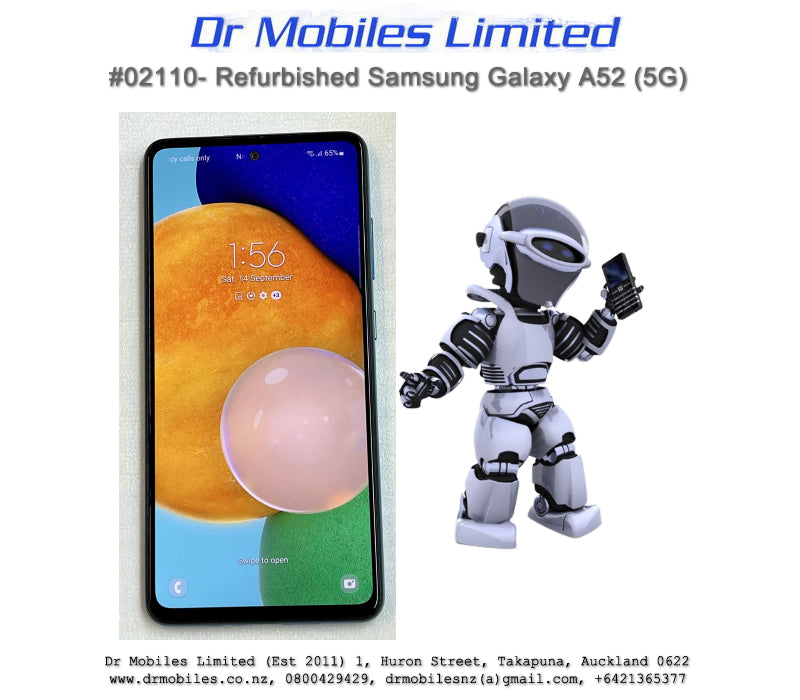 Refurbished Samsung Galaxy A52 (5G) (Blue)