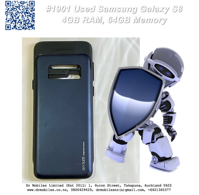 #1901 Used Samsung Galaxy S8 Phone, Takapuna, North Shore