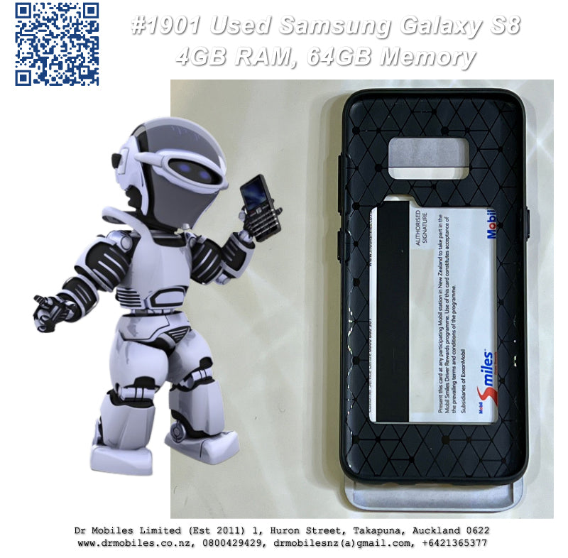 #1901 Used Samsung Galaxy S8 Phone, Takapuna, North Shore