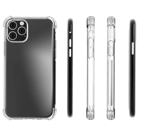 iPhone 11 Pro Max Clear Soft TPU Case Anti Drop