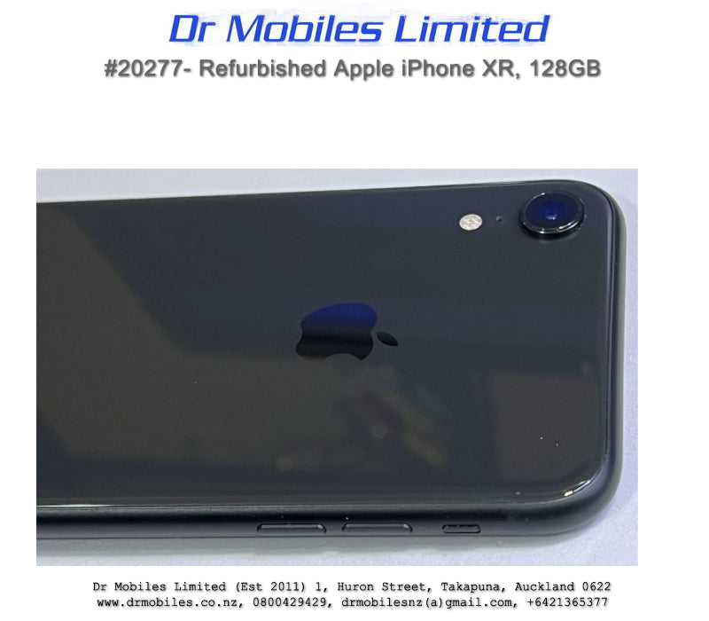 Refurbished Apple iPhone XR, Space Gray 128GB