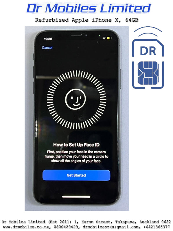 Refurbished Apple iPhone X, 64GB, AAA Grade