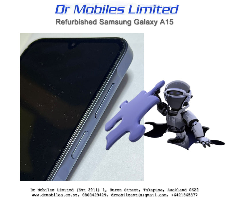 Refurbished Samsung Galaxy A15, 128GB, 4GB RAM, Grade AAA