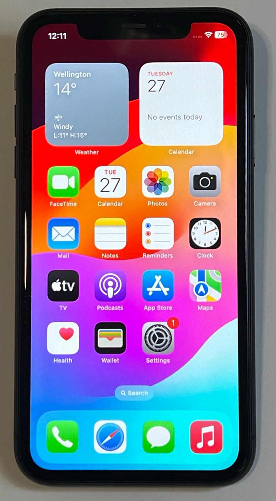 Refurbished Apple iPhone 11, 64G, Space Grey