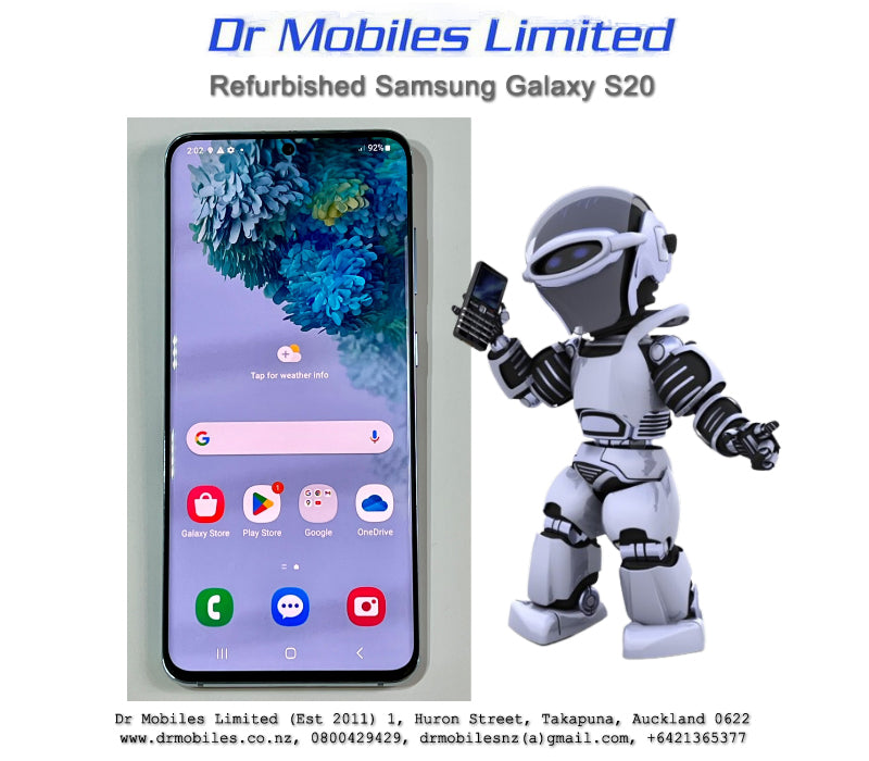 Refurbished Samsung Galaxy S20 Phone, 8GB RAM, 128GB Memory