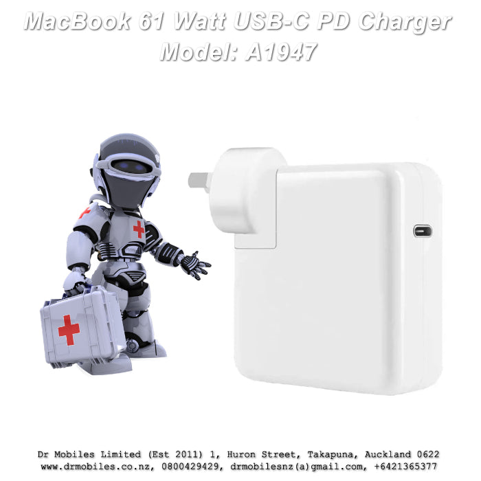 MacBook 61 Watt USB-C PD Charger Model: A1947 Apple