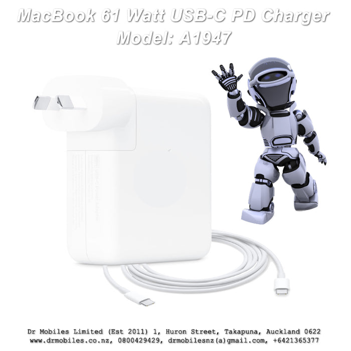 MacBook 61 Watt USB-C PD Charger Model: A1947