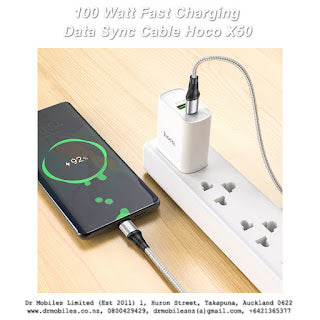 100 Watt Fast Charging Data Sync Cable Hoco X50