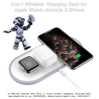 Wireless 3-in-1 Charging Dock for Apple Watch & iPhone Charger, Qi Hoco CW24
