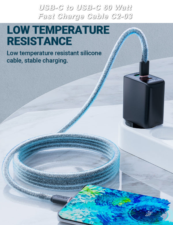 USB-C to USB-C 60W Fast Charging Cable - AceFast C2-03
