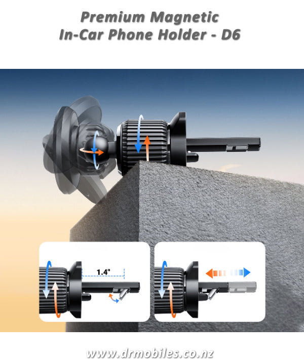 Premium Magnetic Air Vent Phone Holder - AceFast D6