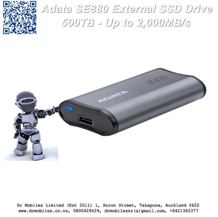 Adata SE880 External SSD Drive 500 TB - Up to 2,000MB/s