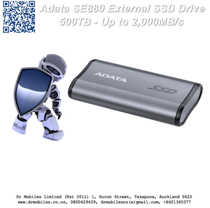 Adata SE880 External SSD Drive 500 TB - Up to 2,000MB/s