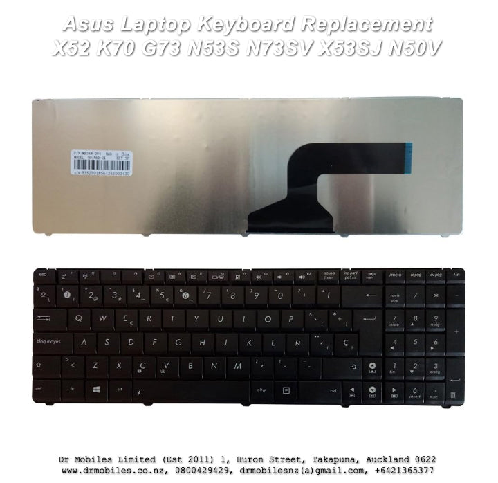 Asus Laptop Keyboard Replacement X52 K70 G73 N53S N73SV X53SJ N50V
