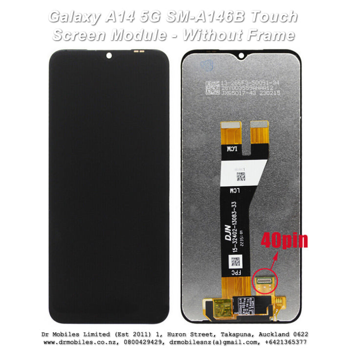 Repair Parts: Samsung Galaxy A14, 5G SM-A146B LCD/Touchscreen Without Frame