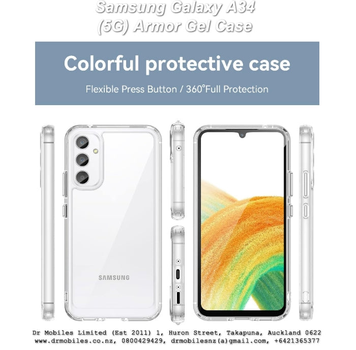 Samsung Galaxy A34 5G Armor Gel Case