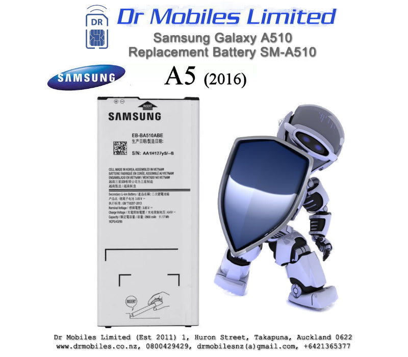 Samsung Galaxy A510 (SM-A510) Replacement Battery EB-BA510ABE