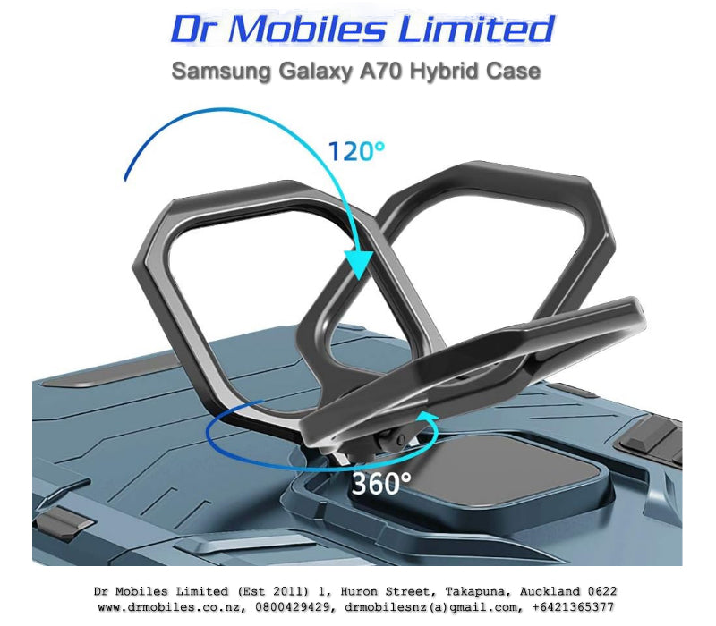 Samsung Galaxy A70 Hybrid Phone Case with Kickstand