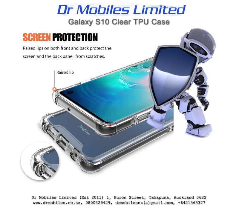 Galaxy S10 Clear TPU Case