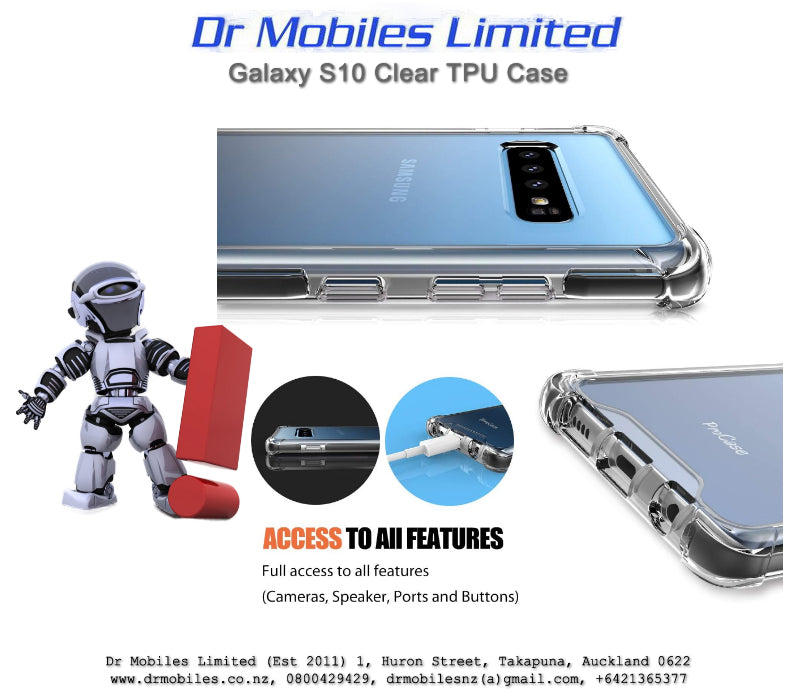 Galaxy S10 Clear TPU Case
