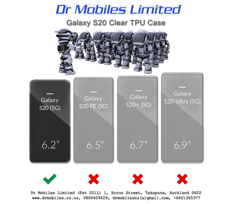 Galaxy S20 TPU Clear Case - Samsung Phone Cases