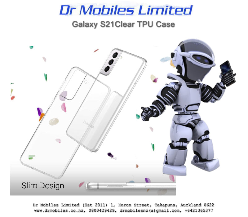 Galaxy S21 Clear TPU Case - Samsung Phone Case