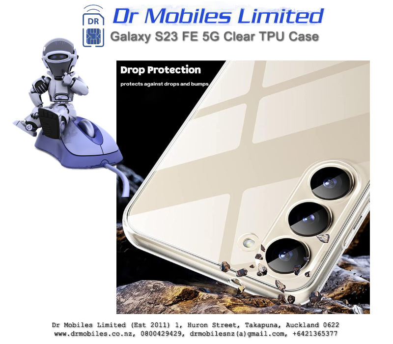 Galaxy S23 FE (5G) Clear TPU Case for Samsung Phones