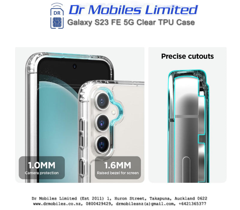 Galaxy S23 FE (5G) Clear TPU Case for Samsung Phones