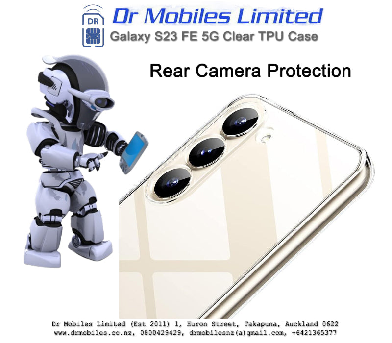 Galaxy S23 FE (5G) Clear TPU Case for Samsung Phones