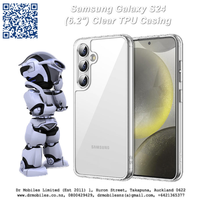 Galaxy S24 Clear TPU (6.2") Protective Case