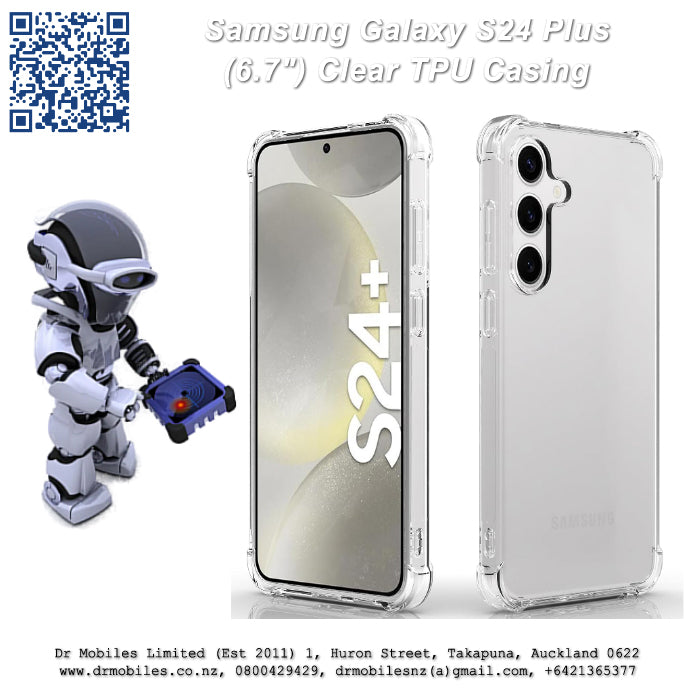 Galaxy S24 Plus Clear TPU (6.7") Protective Case