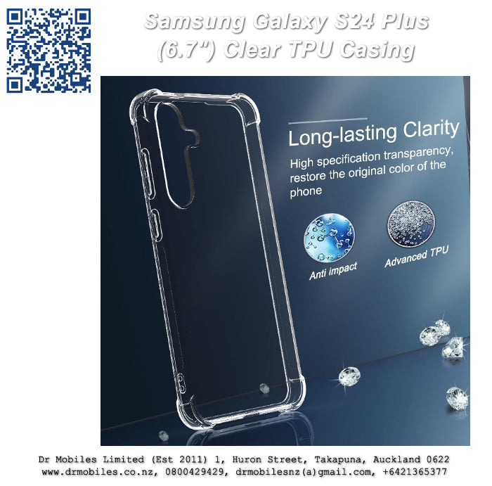 Galaxy S24 Plus Clear TPU (6.7") Protective Case