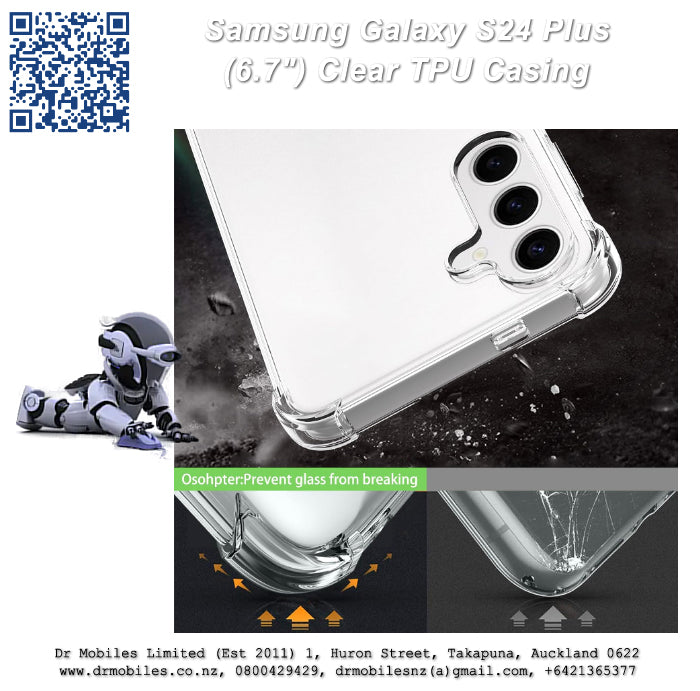 Galaxy S24 Plus Clear TPU (6.7") Protective Case