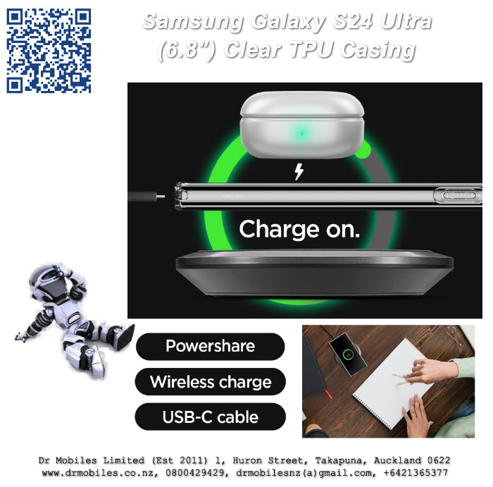 Galaxy S24 Ultra Clear TPU (6.6") Protective Case