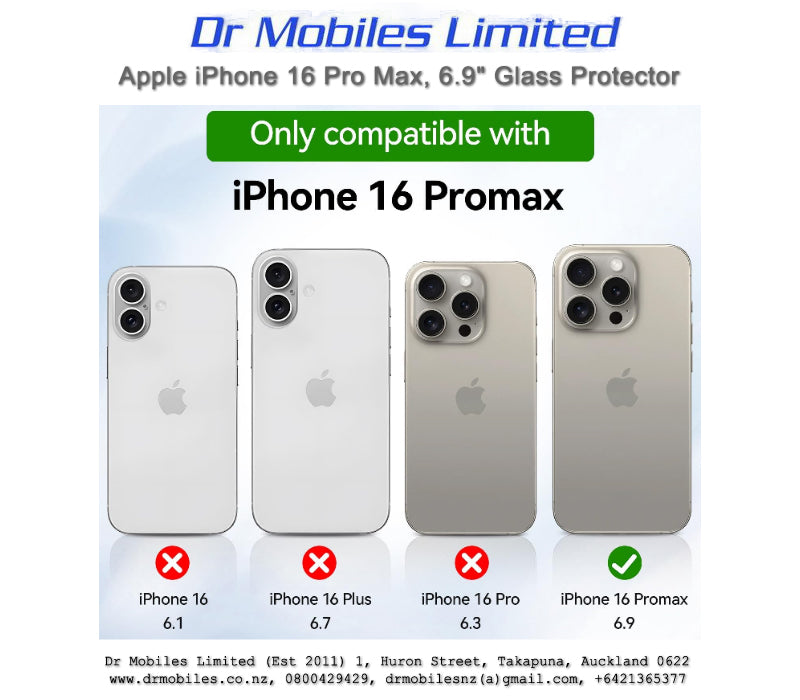 Apple iPhone 16 Pro Max, 6.9" Screen Protector | drmobiles.co.nz (Copy)