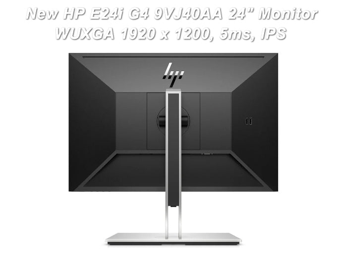 HP E24i G4 9VJ40AA, 1920x1200, 24-inch WUXGA, Desktop, LCD, Monitor Display