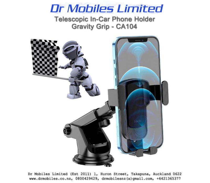 Telescopic In-Car Phone Holder Hoco CA104 | drmobiles.co.nz