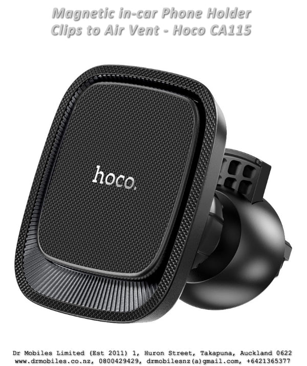 Magnetic in-car Phone Holder Clips on Air Vent. Hoco CA115