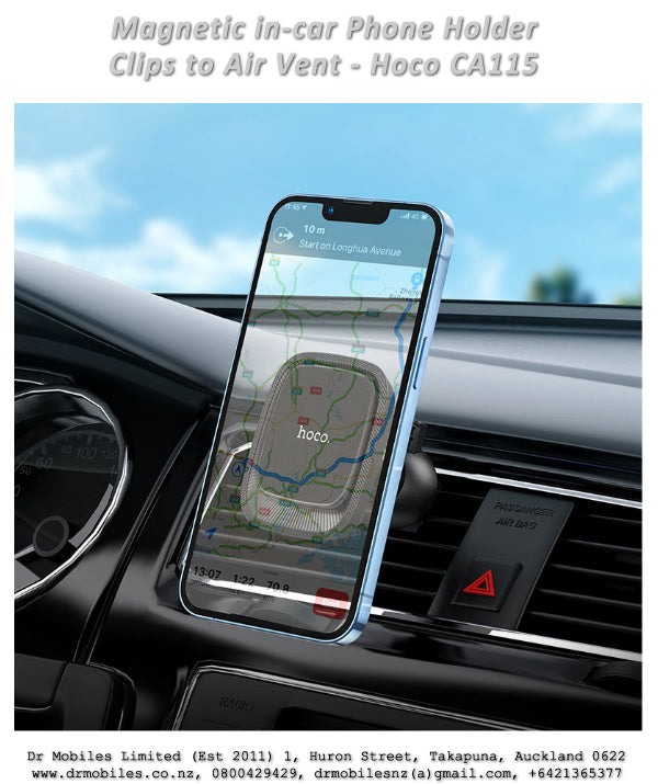 Magnetic in-car Phone Holder Clips on Air Vent. Hoco CA115