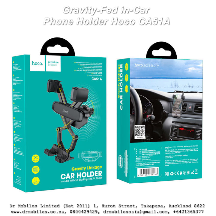 Gravity-Fed in-Car Phone Holder Hoco CA51A