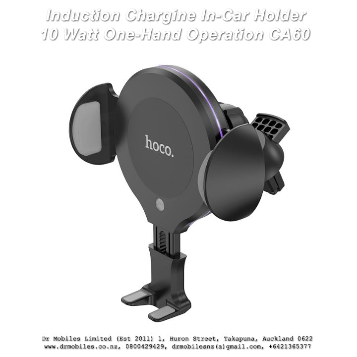 Wirelesss 10 Watt Induction Charging In-Car Phone Holder CA60