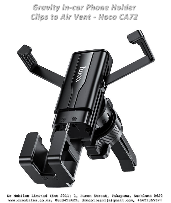 Gravity-fed Phone Holder - Air Vent Clip Hoco CA72