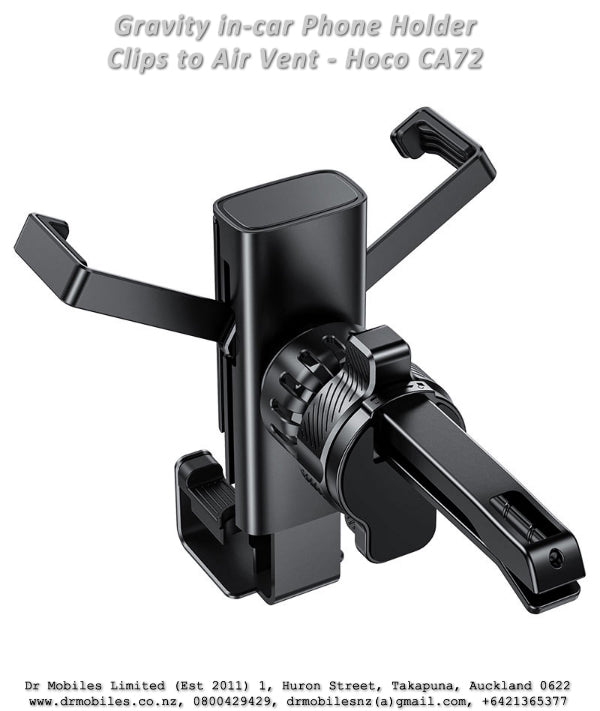 Gravity-fed Phone Holder - Air Vent Clip Hoco CA72