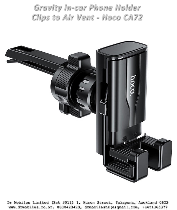 Gravity-fed Phone Holder - Air Vent Clip Hoco CA72