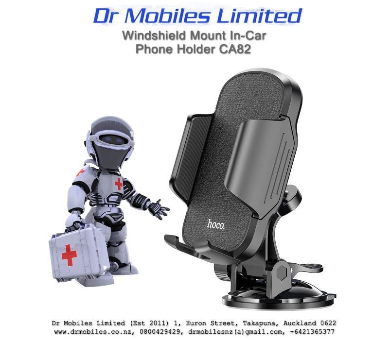 Windshield Mount In-Car Phone Holder - Hoco CA82 | drmobiles.co.nz