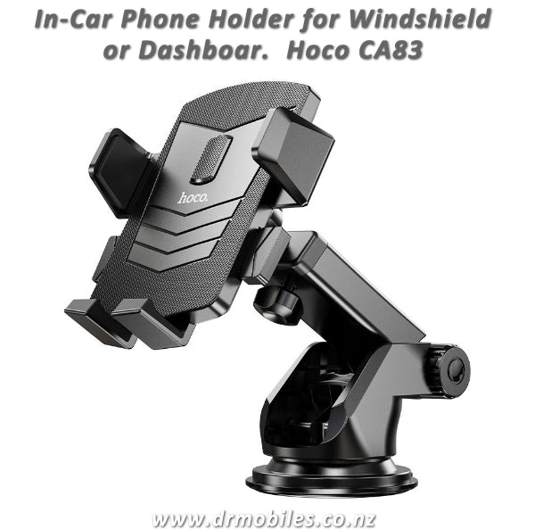 In-Car Phone Mount/Holder via Windshield or Dashboard Hoco CA83
