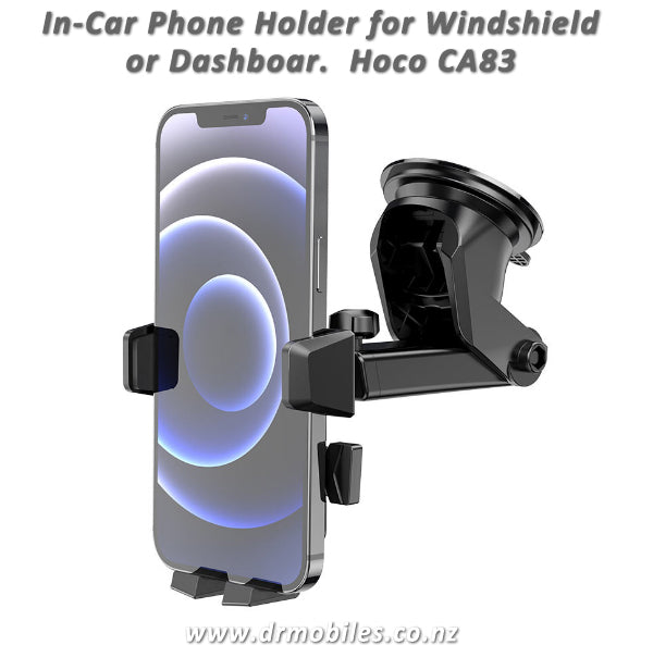 In-Car Phone Mount/Holder via Windshield or Dashboard Hoco CA83