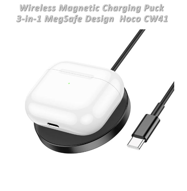 Magnetic MagSafe Charging Puck 3-in-1, Hoco CW41