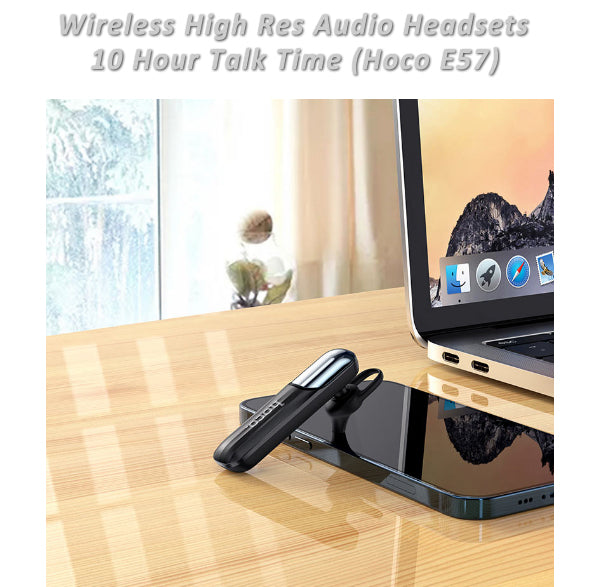 Wireless V 5.0 Headset - Hoco E57, 10 Hours Talk Time Handsfree