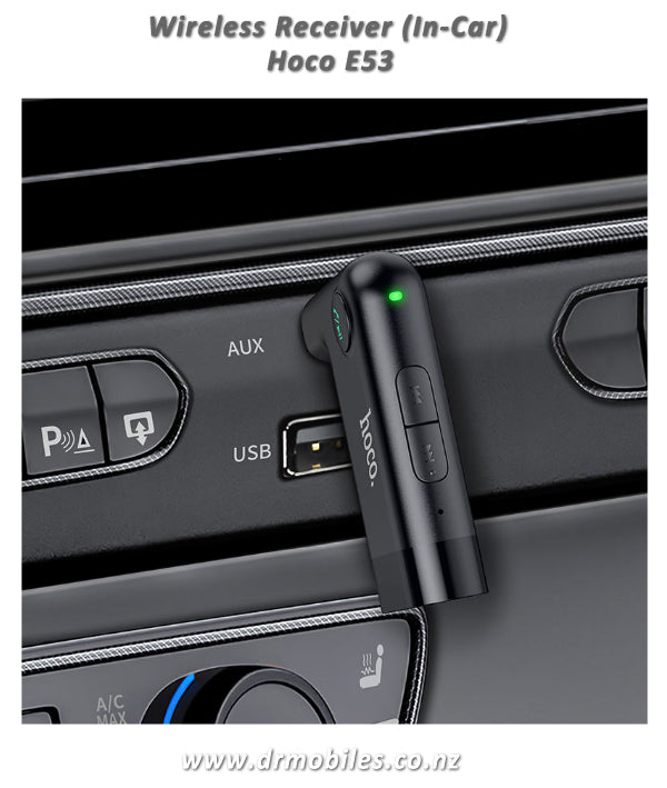 Wireless AUX Receiver, In-Ca Audio Broadcast -Hoco E53